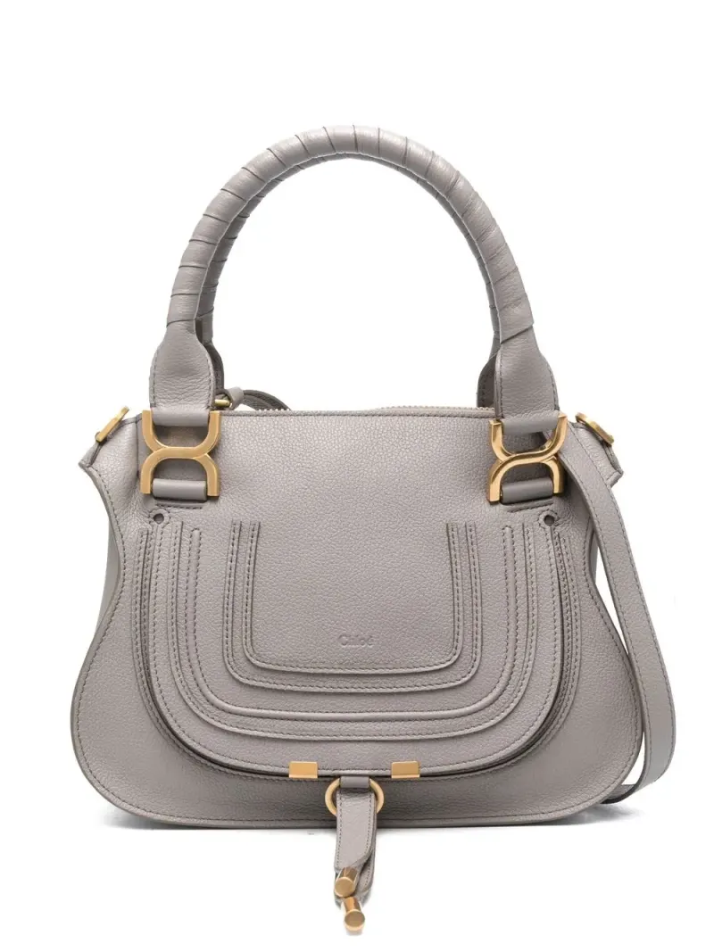 Chloé Kleine Marcie Handtasche in Grau