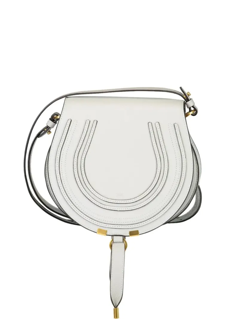 Chloé Marcie Schultertasche in Grau