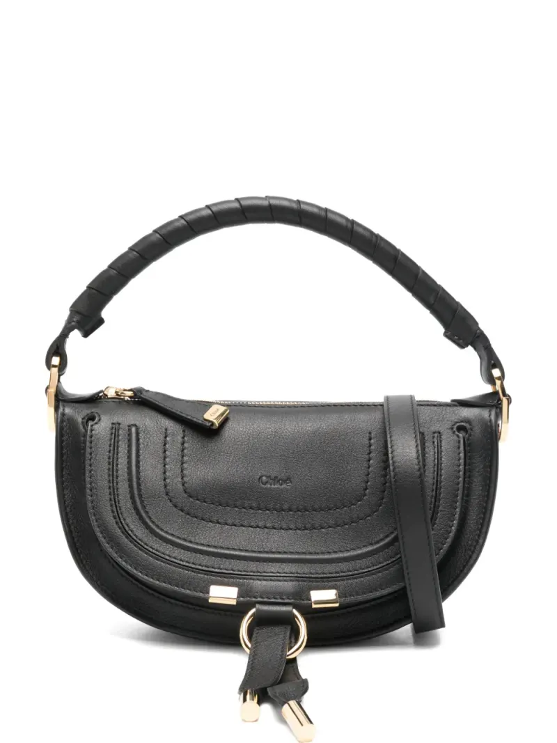 Chloé Marcie Schultertasche mit Henkel in Schwarz