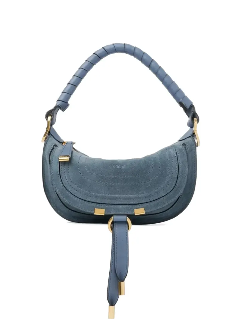 Chloé Mini Marcie Schultertasche Mini in Blau