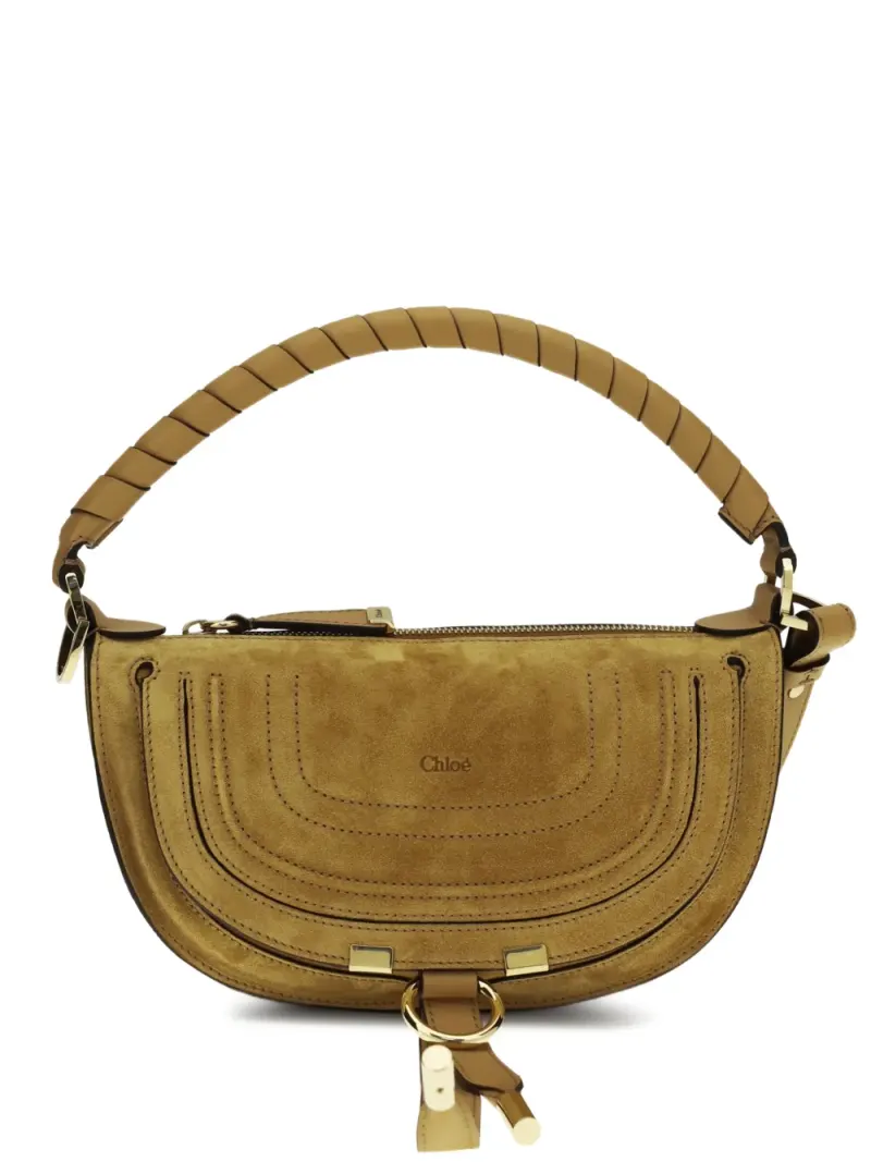 Chloé Marcie Schultertasche in Nude