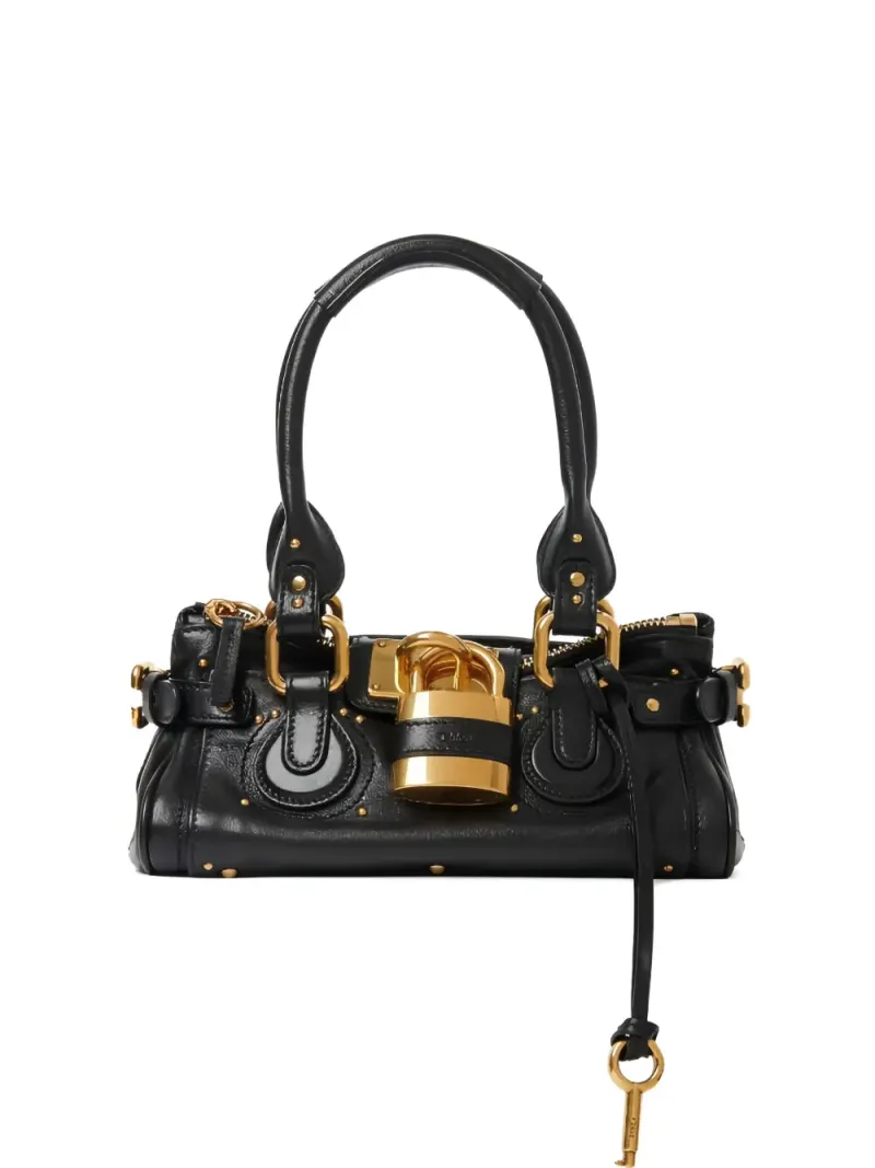 Chloé Paddington Schultertasche in Schwarz