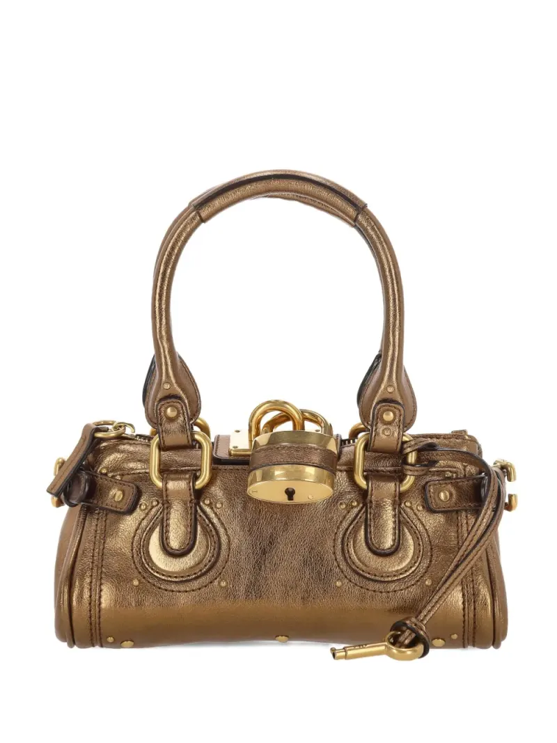 Chloé Kleine Paddington Schultertasche in Braun