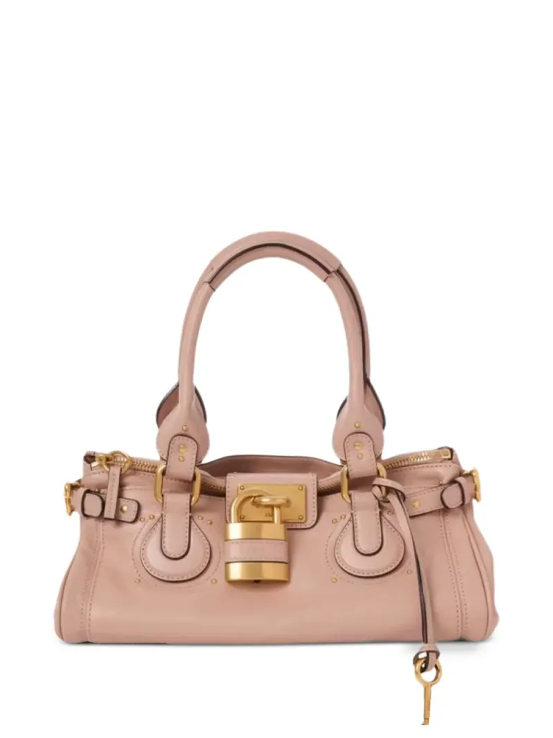 Chloé Paddington Tote Bag aus Leder in Rosa
