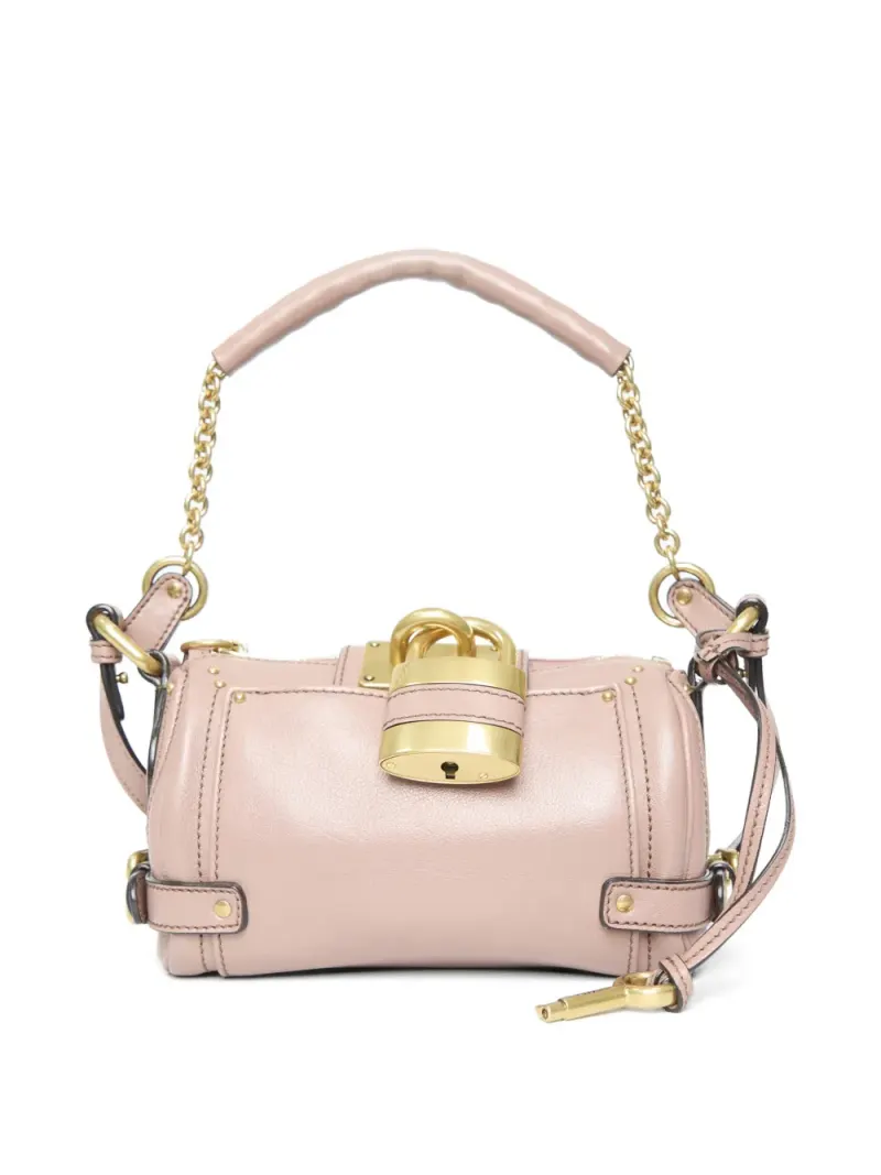Chloé Kleine Paddington Schultertasche in Rosa