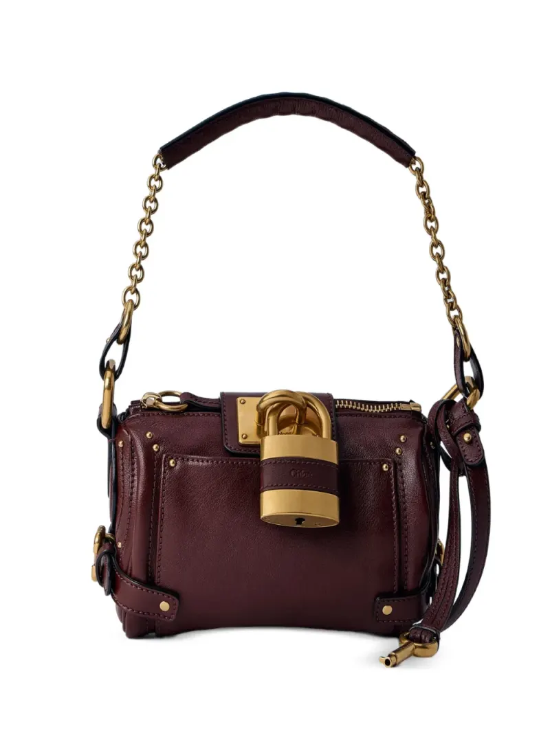 Chloé Kleine Paddington Schultertasche in Braun