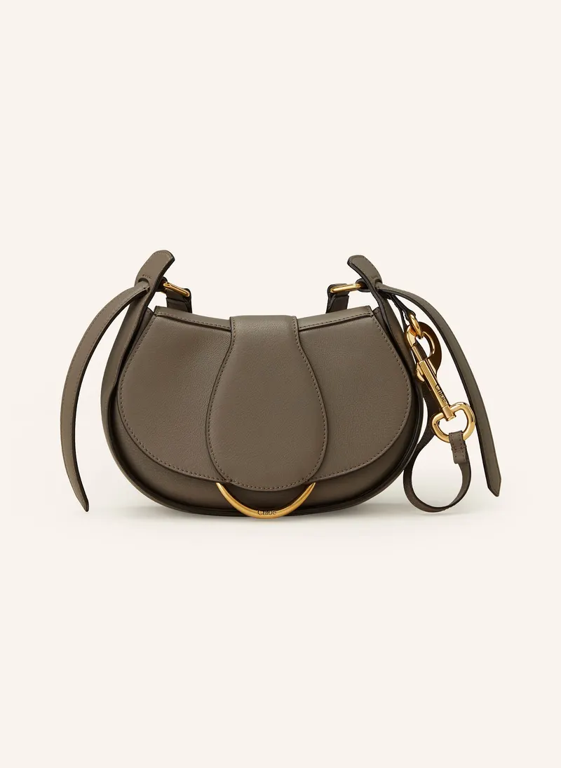 Chloé Ride Small in grau – Umhängetasche