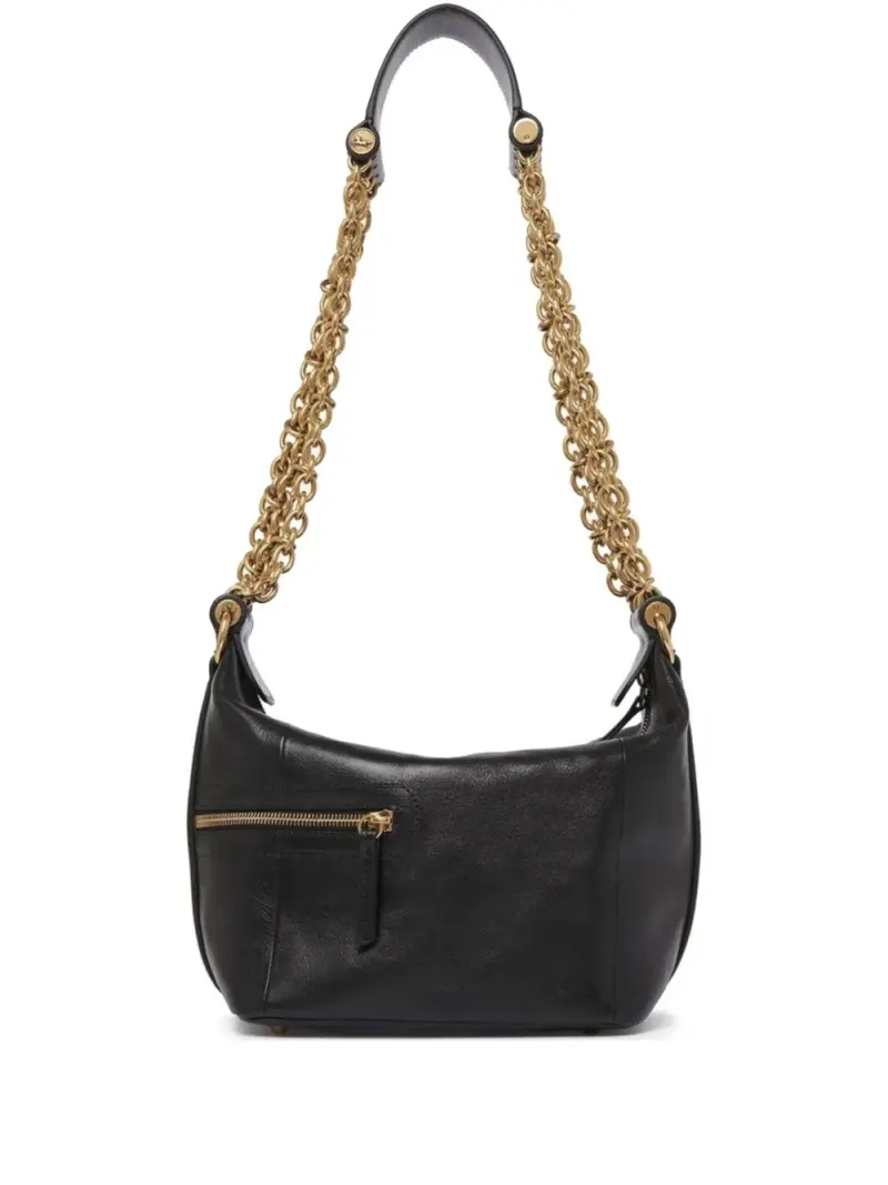 Chloé Schultertasche aus Leder in Schwarz