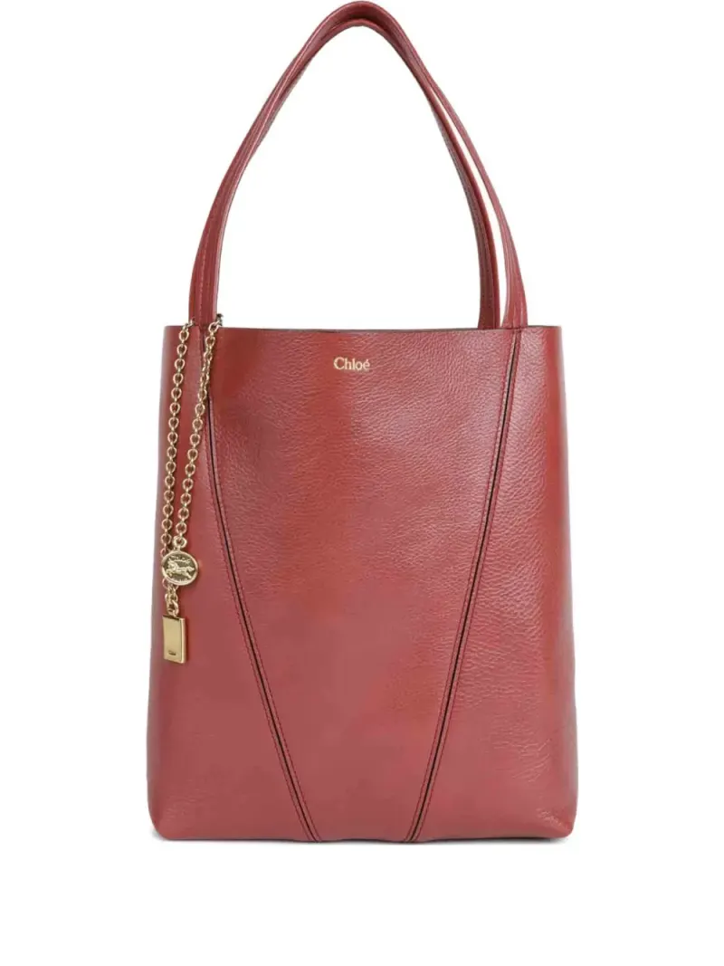 Chloé Spin Tote Bag in Rot