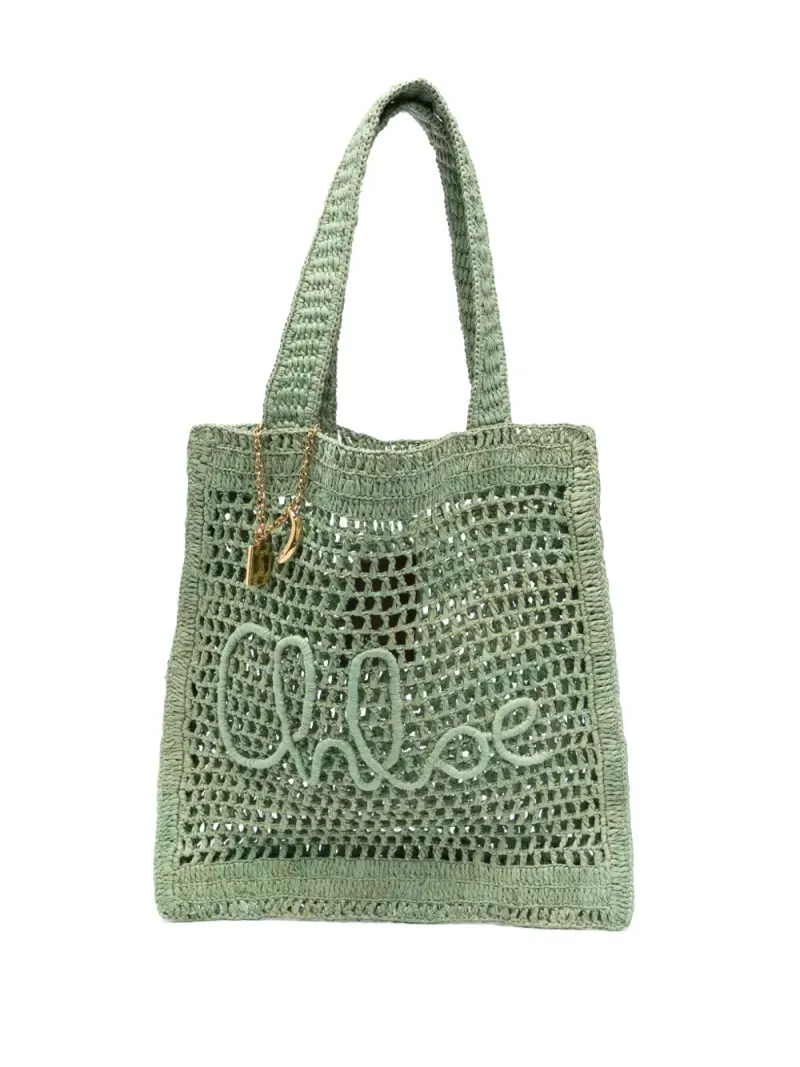 Chloé Summer Banana Tote Bag in Grün