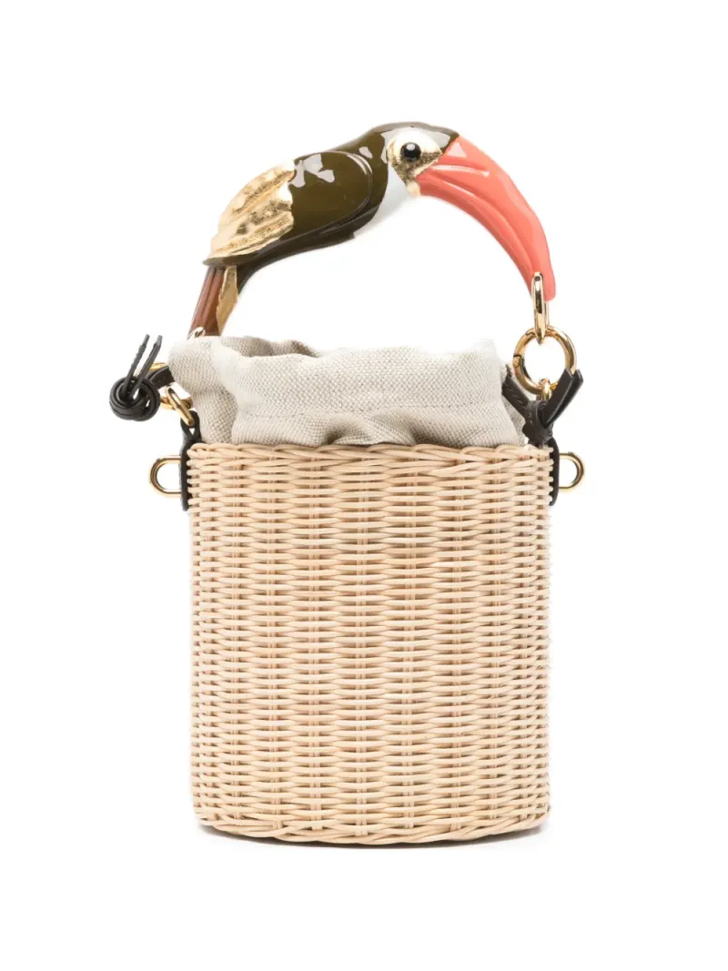Chloé small Tropicus bucket bag in Nude