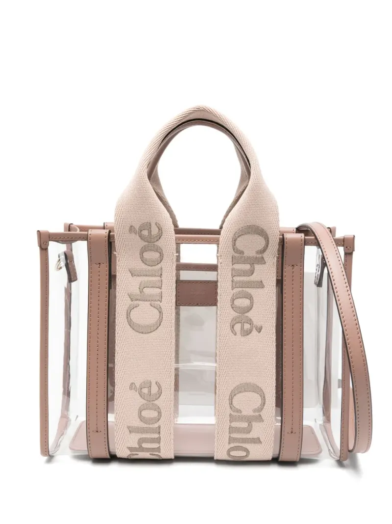Chloé Kleine Woody Handtasche in Rosa