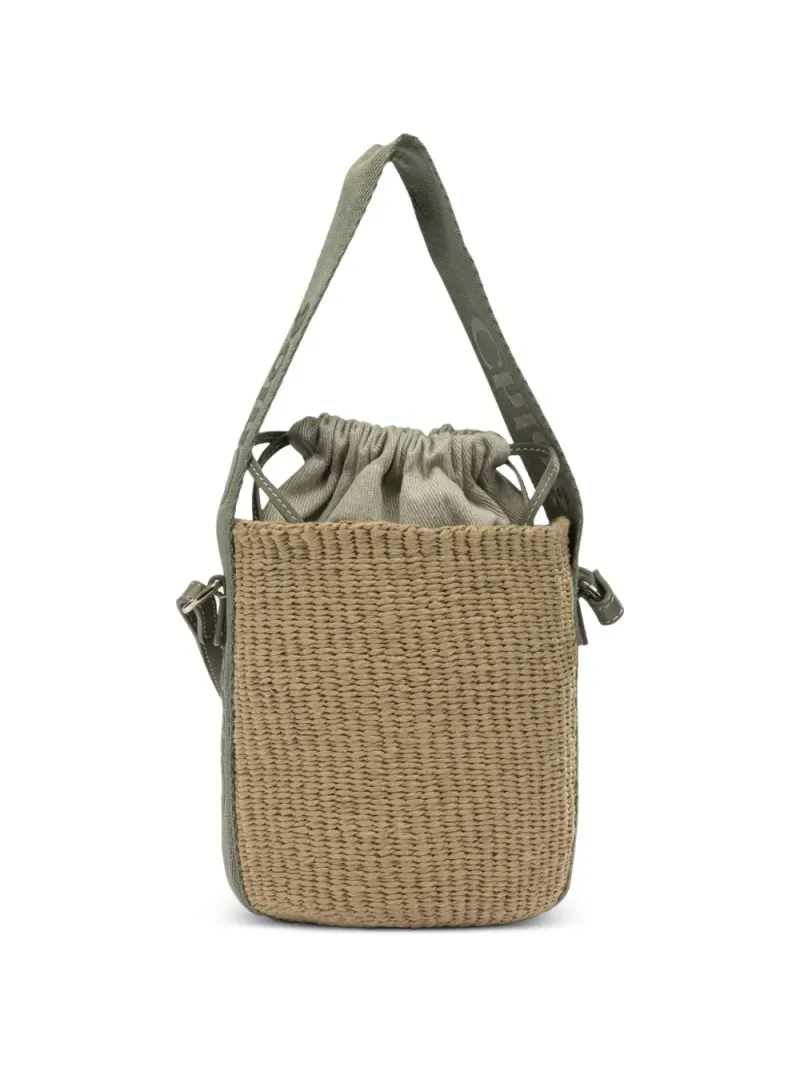 Chloé Kleine Woody Beuteltasche in Nude