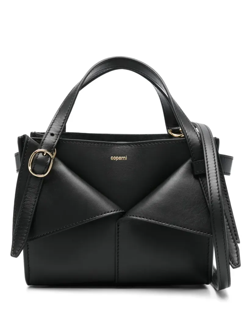 Coperni Mini Belt Cabas Tote Bag Mini in Schwarz