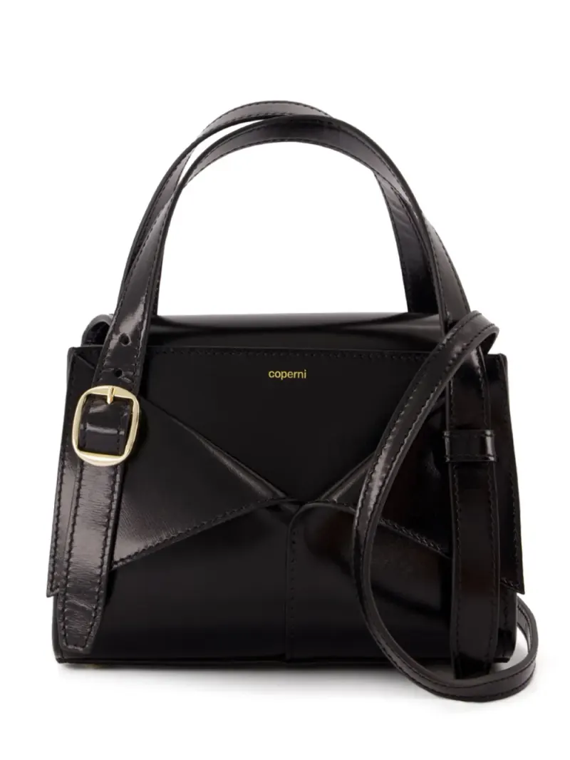 Coperni Mini Belt Cabas Tote Bag Mini in Schwarz