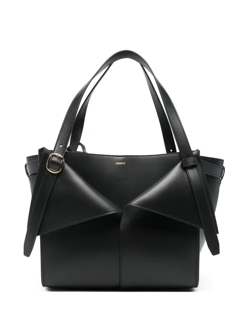 Coperni Mittelgroßer Belt Cabas Tote Bag in Schwarz