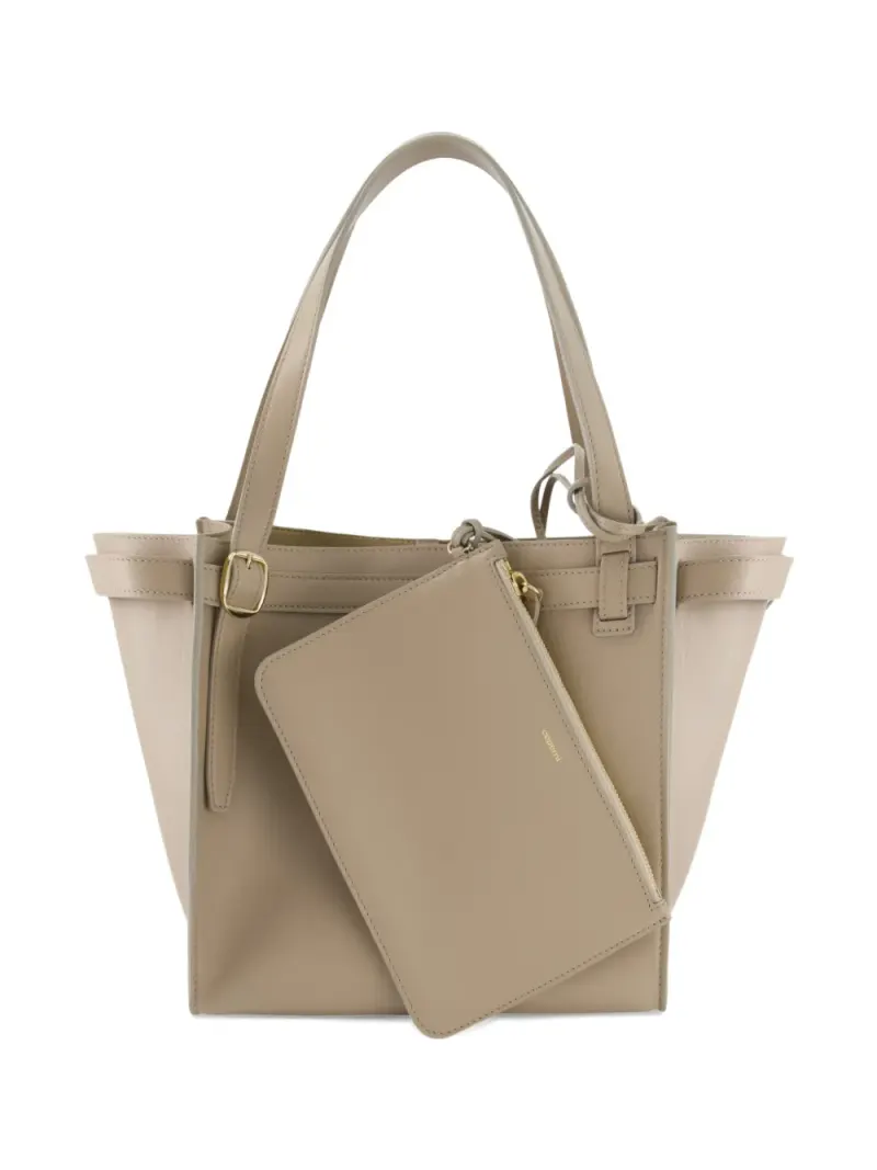 Coperni Mittelgroßer Cabas Tote Bag in Nude