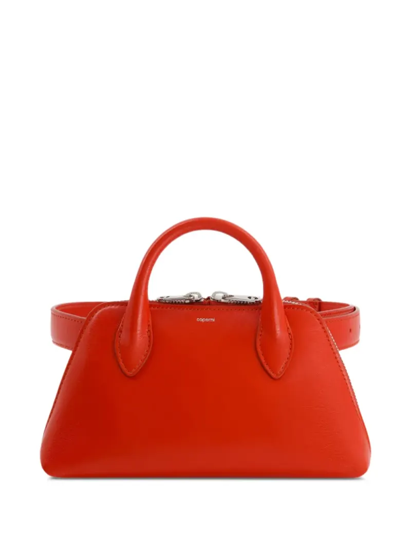 Coperni Duffle Gürteltasche aus Leder in Rot