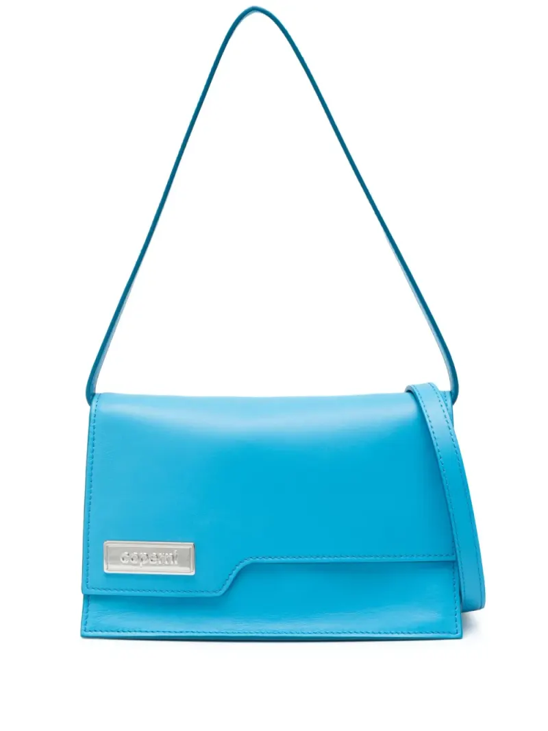 Coperni Kleine Folder Schultertasche in Blau