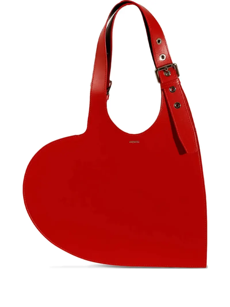 Coperni Mini Heart Shopper Mini in Rot