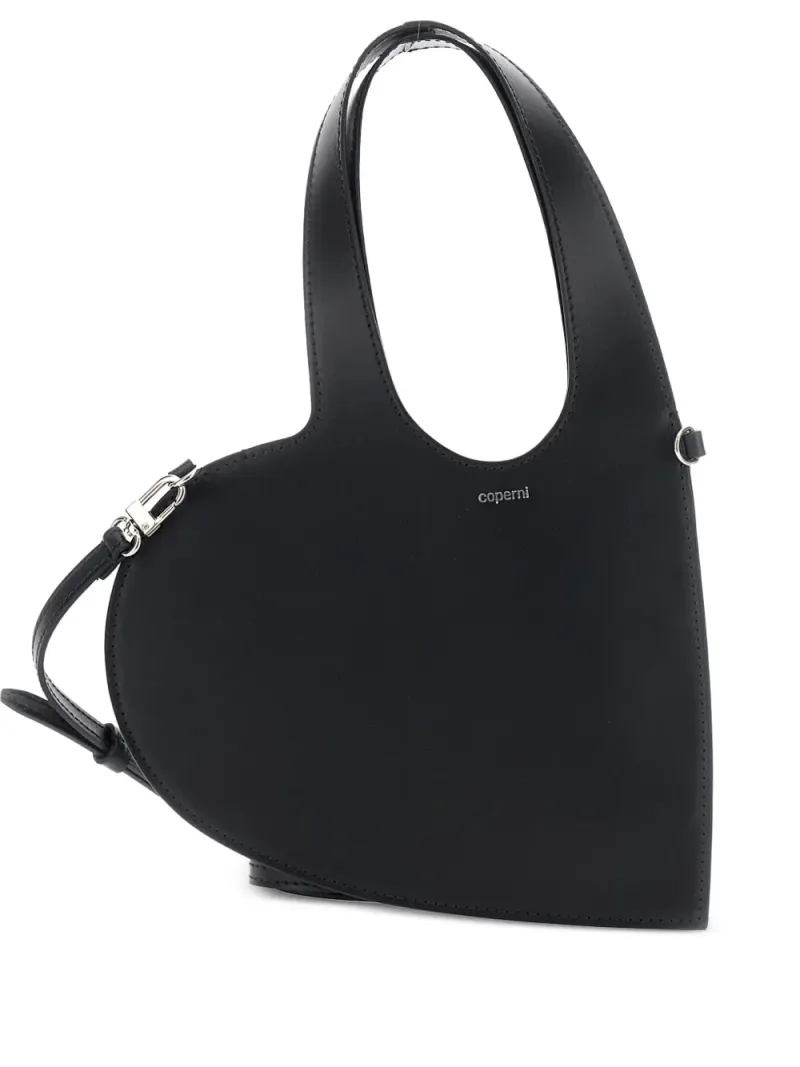 Coperni Mini Heart Shopper Mini in Schwarz