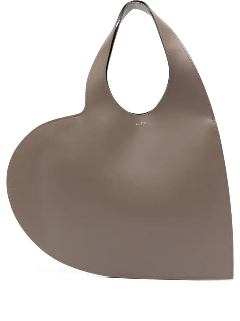 Coperni Heart Shopper in Braun