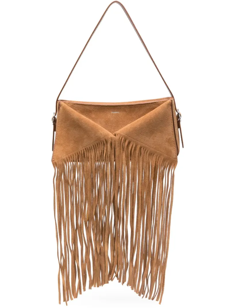 Coperni Schultertasche aus Wildleder in Braun Wildleder-Leder