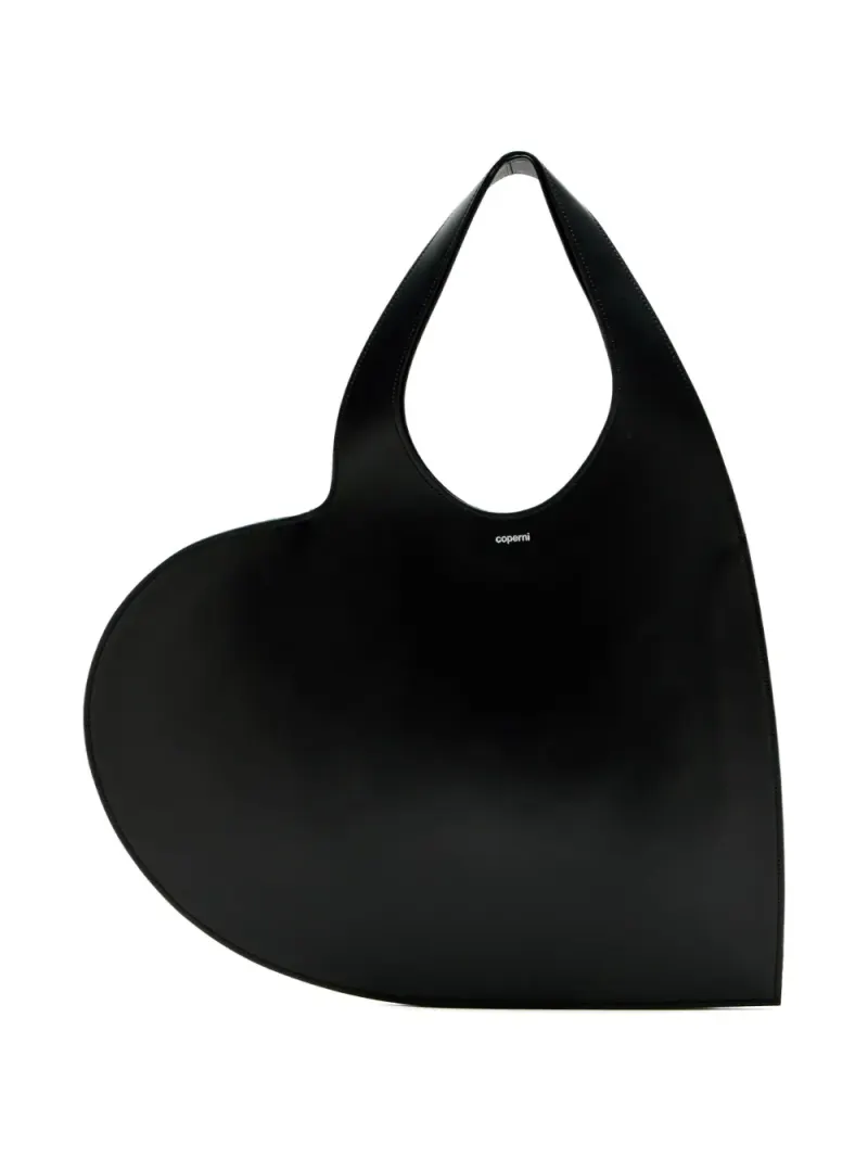 Coperni Schultertasche mit Herzform in Schwarz