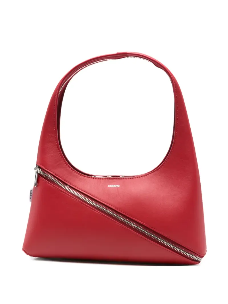 Coperni Schultertasche mit diagonalem Reißverschluss