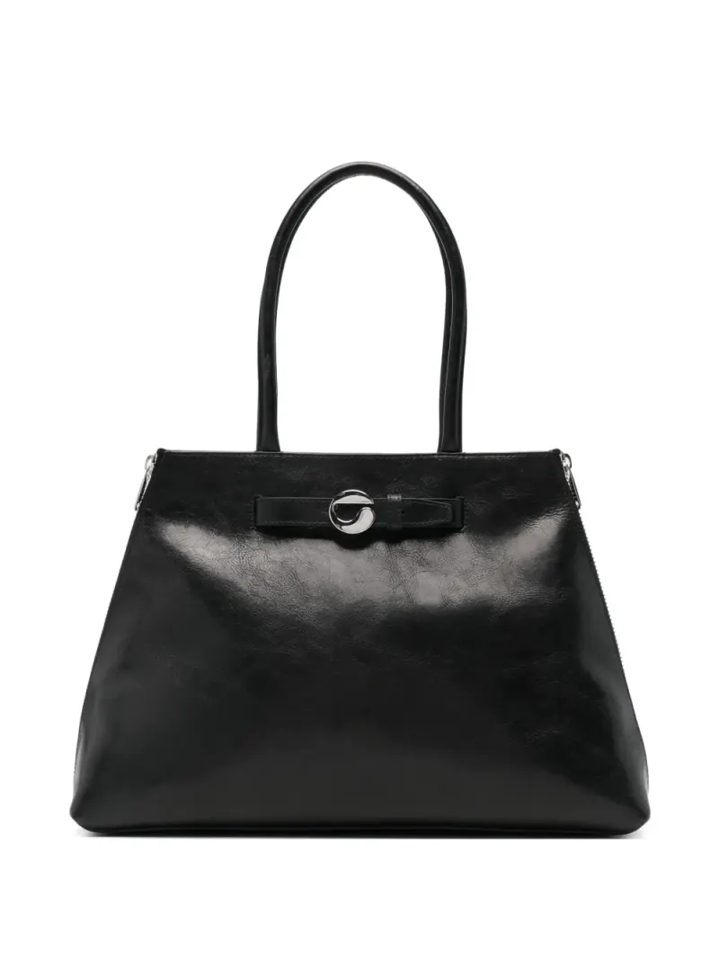 Coperni Schultertasche mit Schnallenverschluss in Schwarz