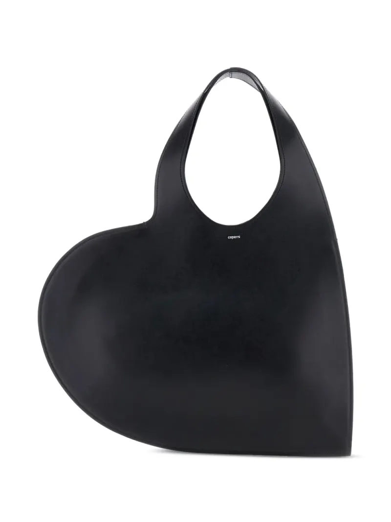 Coperni Schultertasche mit Herz in Schwarz