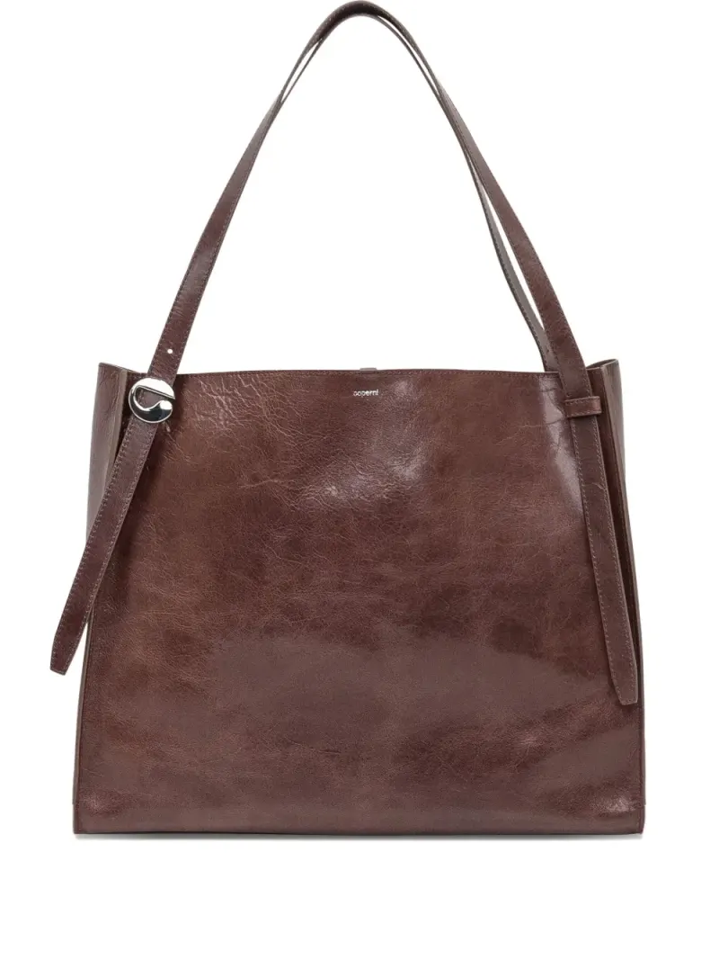 Coperni Tote Bag mit Gürtel in Braun