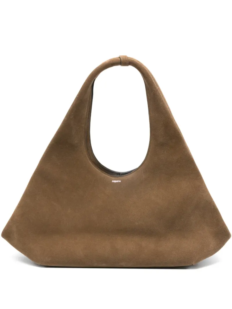 Coperni Tote Bag aus Wildleder mit Henkel in Braun Wildleder-Leder