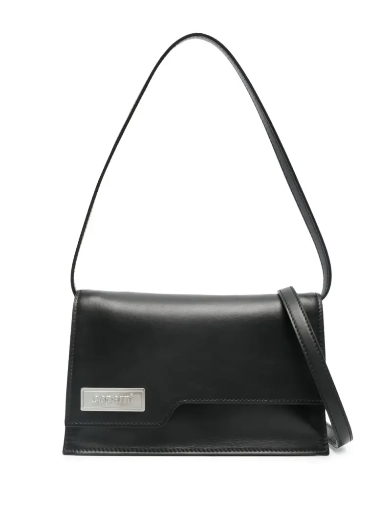 Coperni Umhängetasche mit Logo-Schild in Schwarz