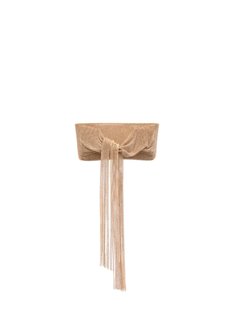 Cult Gaia Clutch mit Strass in Gold
