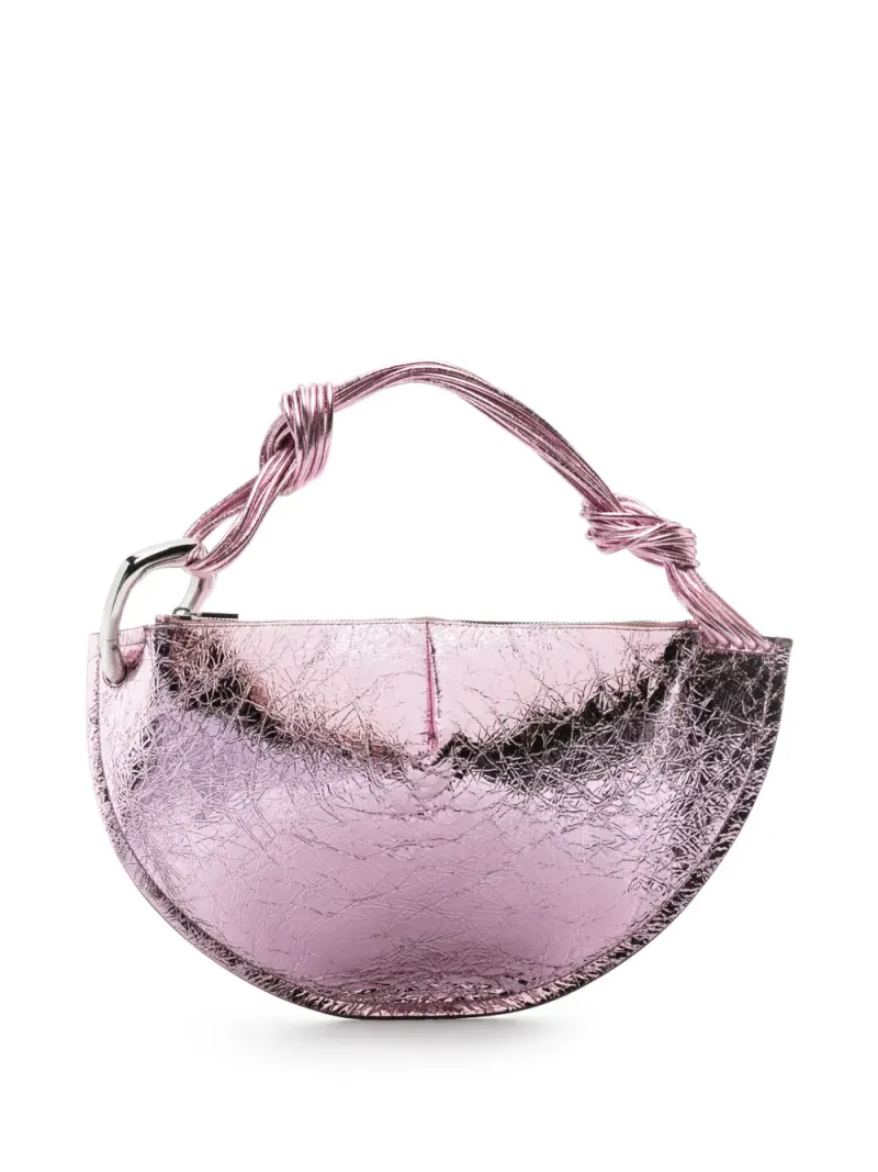 Cult Gaia Estrella Handtasche im Metallic-Look in Rosa