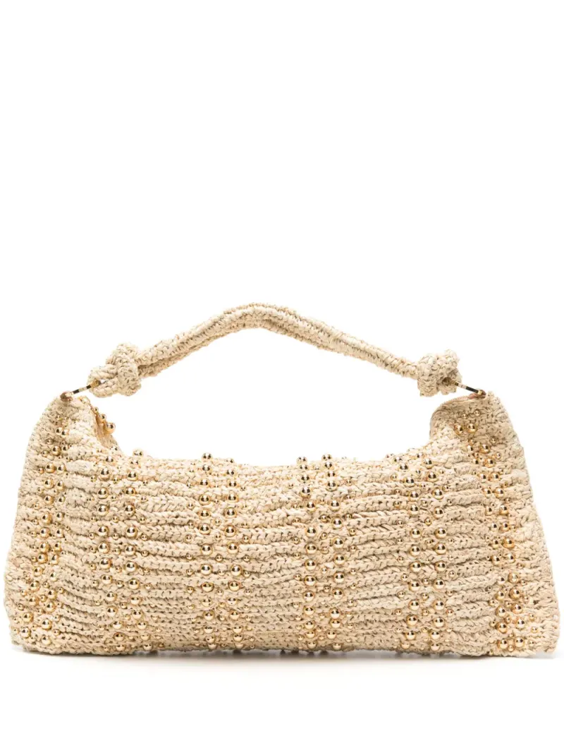 Cult Gaia Hera Schultertasche in Nude