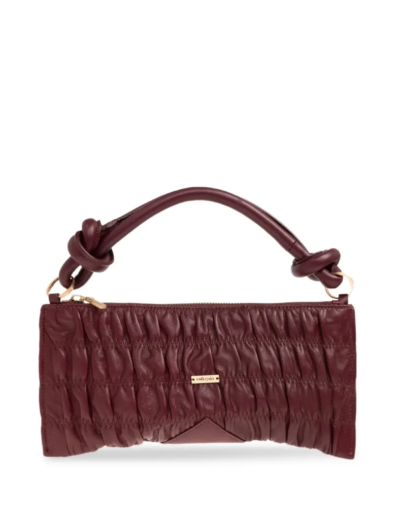 Cult Gaia Hera Tote Bag mit gerafftem Effekt in Rot