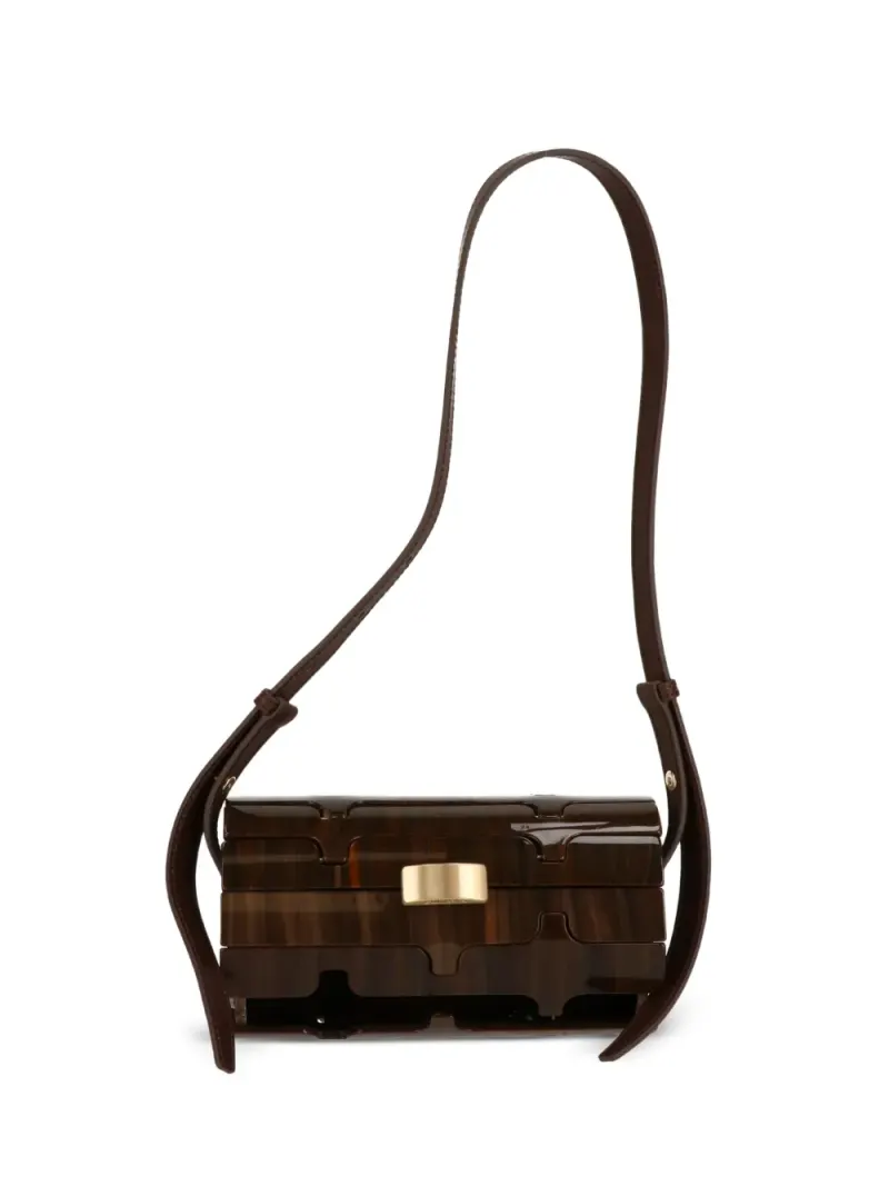 Cult Gaia Kessia Schultertasche in Braun