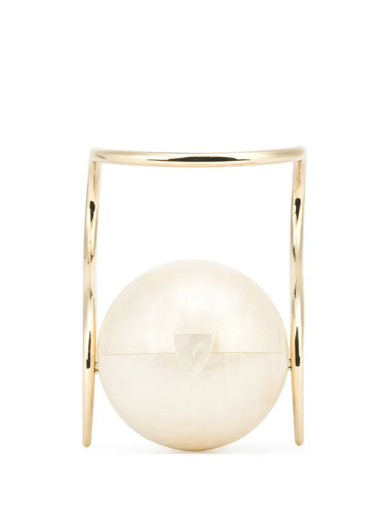 Cult Gaia Klassische Clutch in Weiß