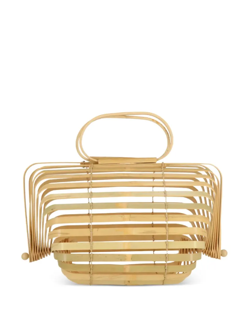 Cult Gaia Großer Lilleth Tote Bag in Nude