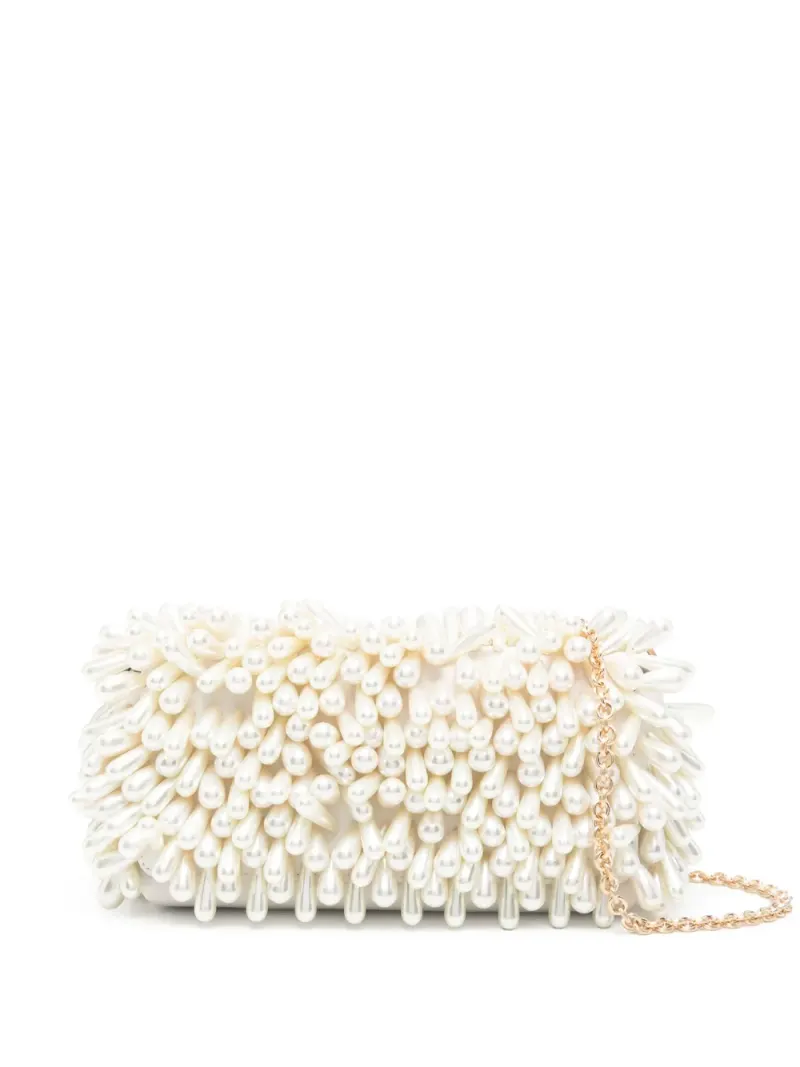 Cult Gaia Perla Schultertasche in Weiß