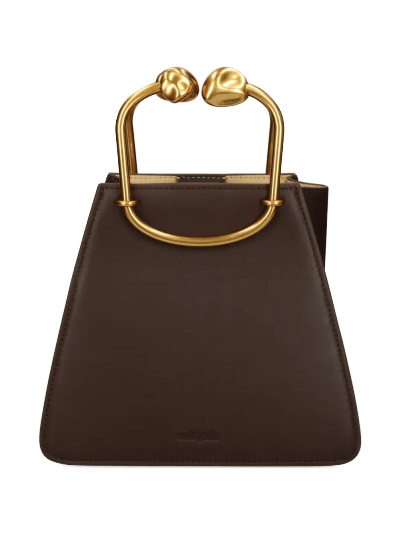 Cult Gaia sculptural-handle leather mini bag