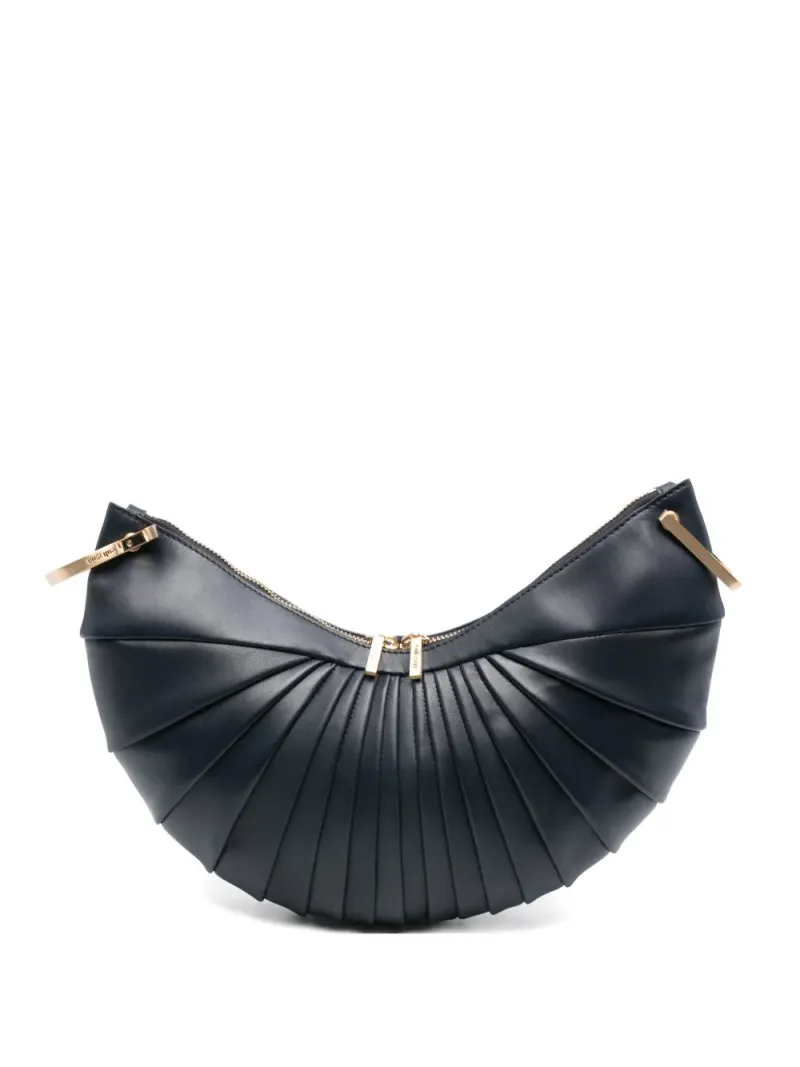 Cult Gaia Ubah Clutch mit Falten in Blau