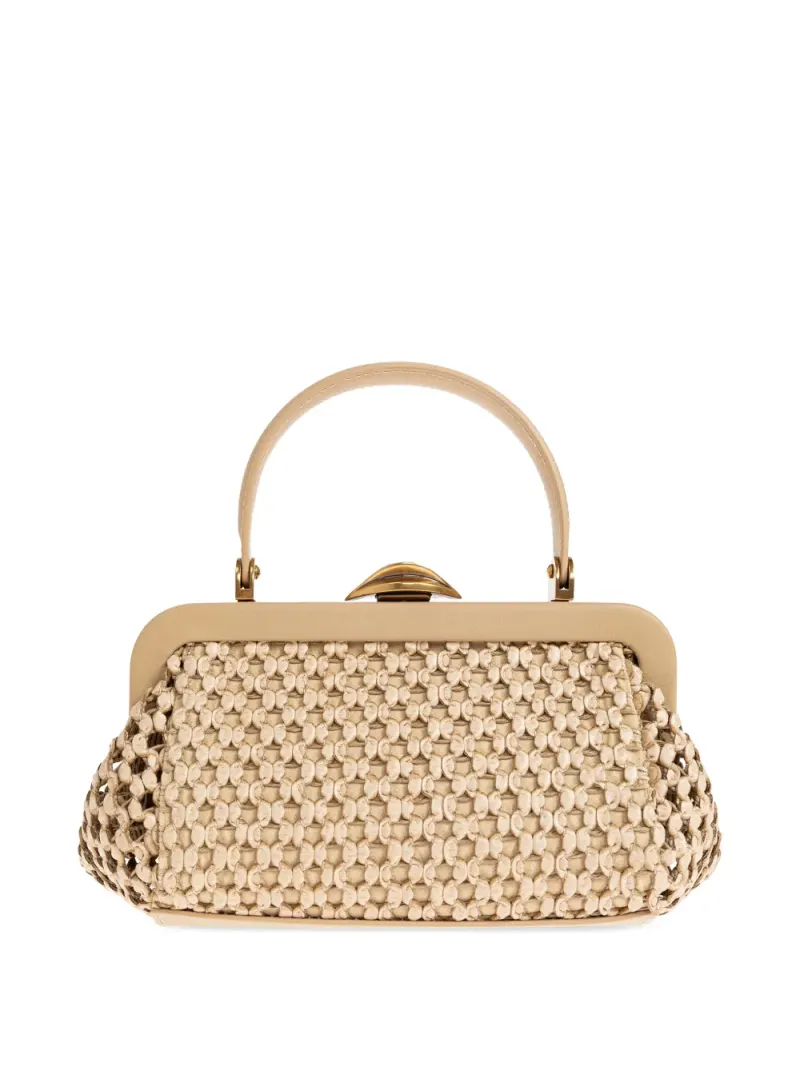 Cult Gaia Mini Zuma Tote Bag Mini in Nude
