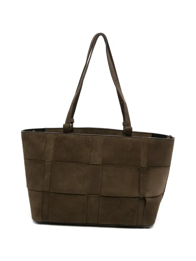DeMellier Gewebte Florence Tote Bag in Braun