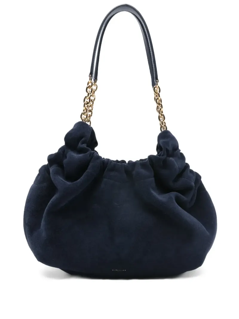 Demellier Midi Miami Schultertasche aus Wildleder