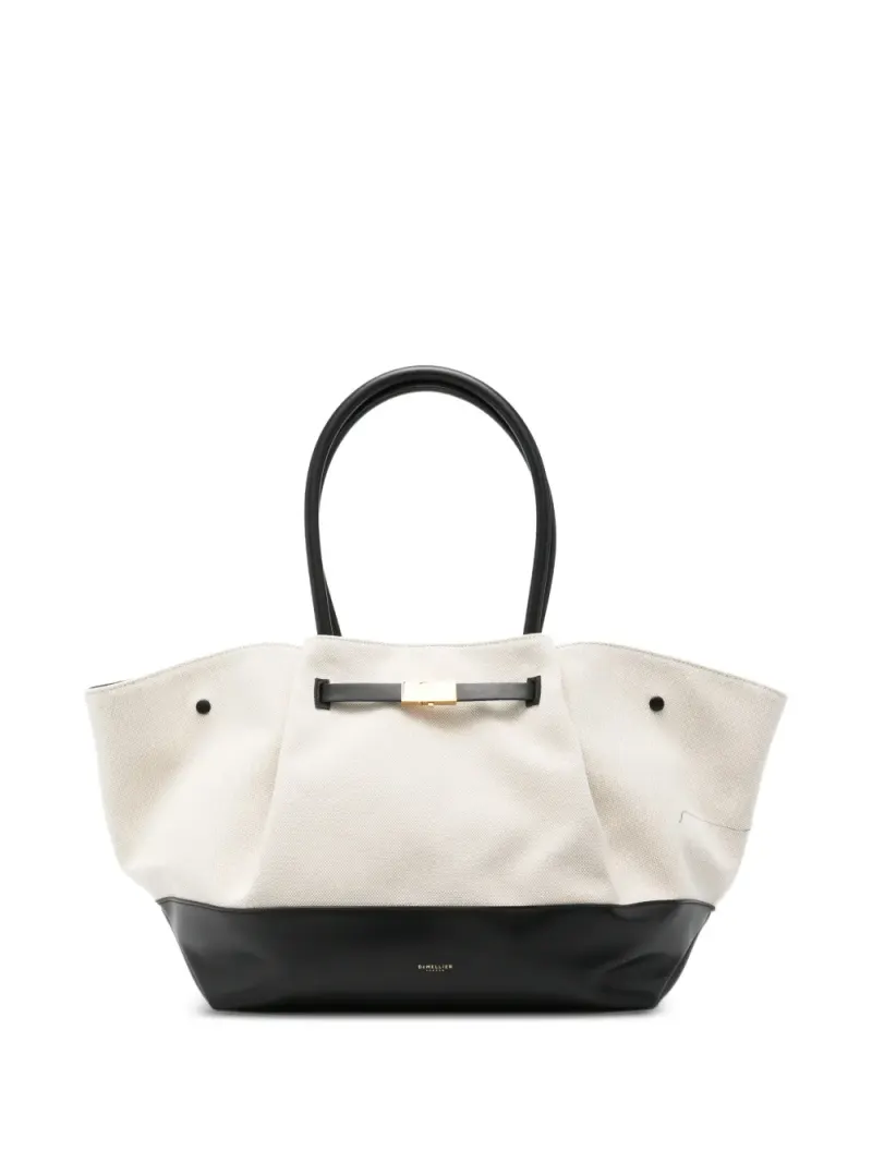 DeMellier New York Tote Bag aus Canvas in Nude