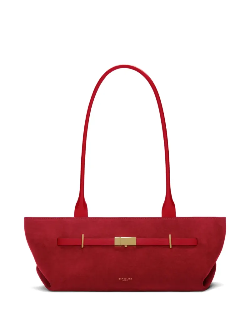 Demellier New York Schultertasche aus Wildleder