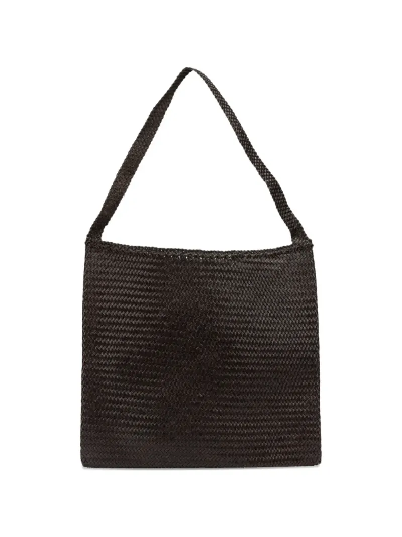 Dragon Diffusion Ars leather tote bag in Braun
